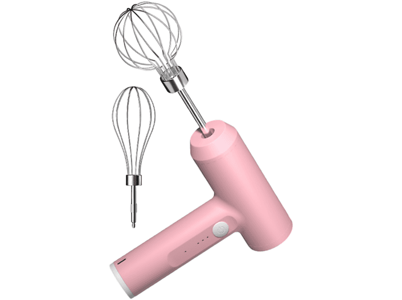 MARMODAY Draagbare Elektrische Handmixer Usb Opladen Draadloze 3-Speed Kloppen Voor Keuken Koken Ei Klop 1 Set Wit