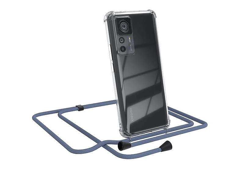 Blau Xiaomi, mit Pro, Cover Clear CASE Umhängetasche, Umhängeband, / EAZY 12T 12T