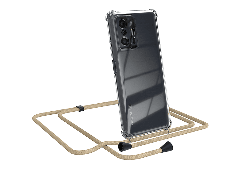 EAZY CASE Clear Cover mit Umhängeband, Umhängetasche, Xiaomi, 11T / 11T ...