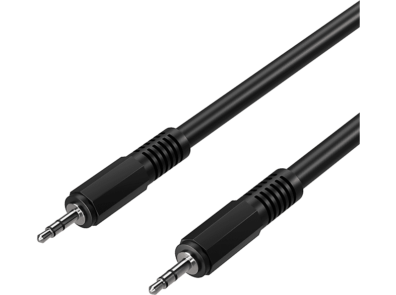 KABELBUDE 2 Klinkenstecker 3,5mm Stereo, 2,5m, Klinkenkabel, 2,50 m | Adapter & Kabel