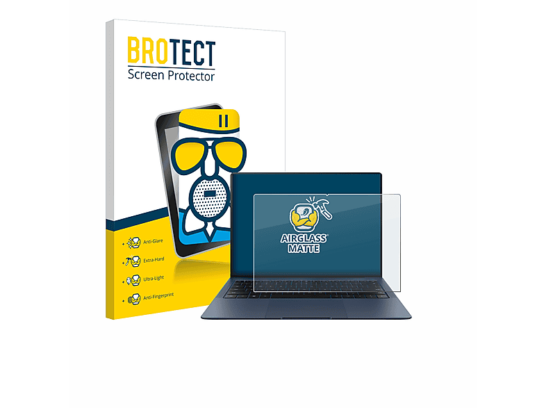 BROTECT Airglass matte Schutzfolie(für Huawei MateBook X Pro 2023)