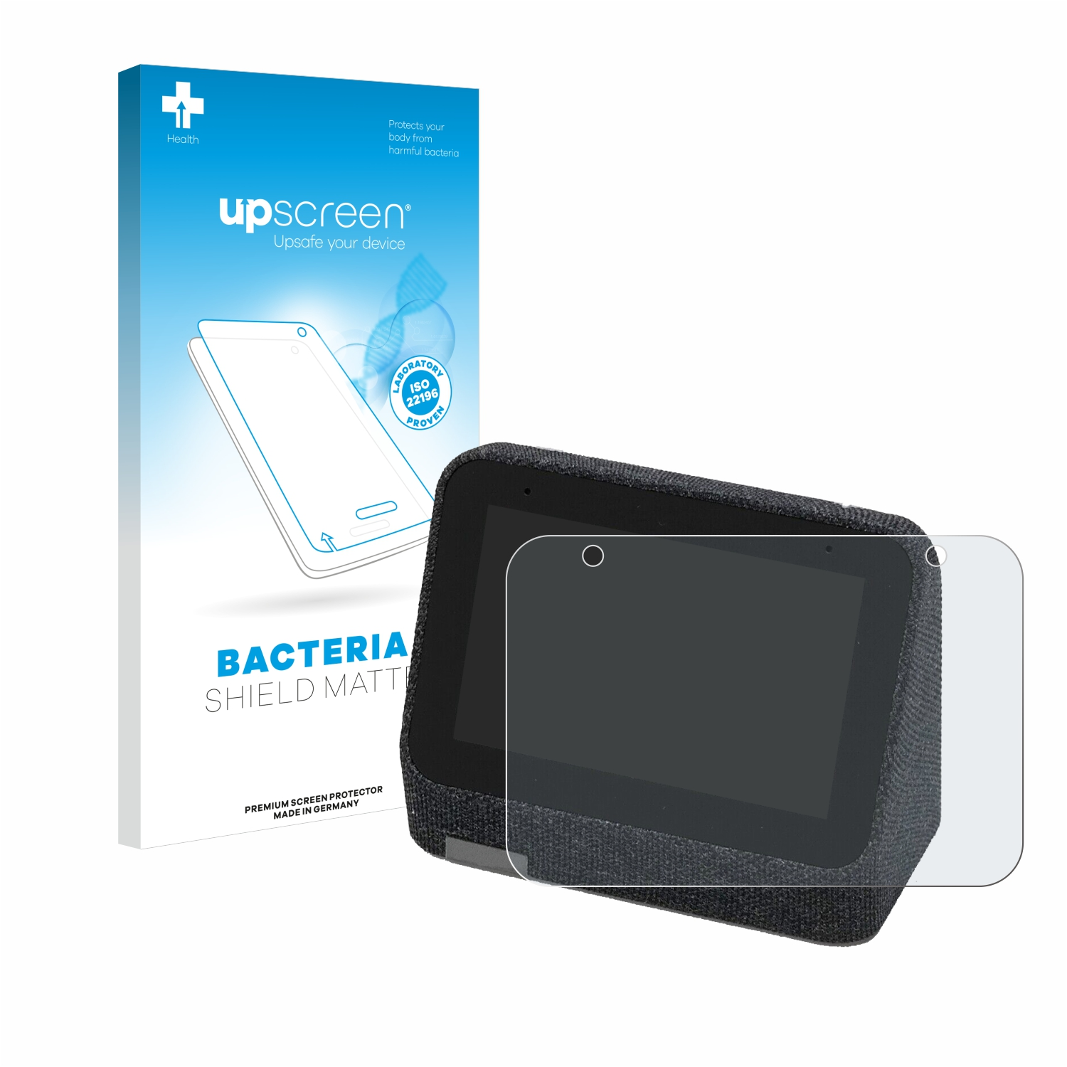 UPSCREEN antibakteriell entspiegelt matte Schutzfolie(für Smart Clock Lenovo 2)