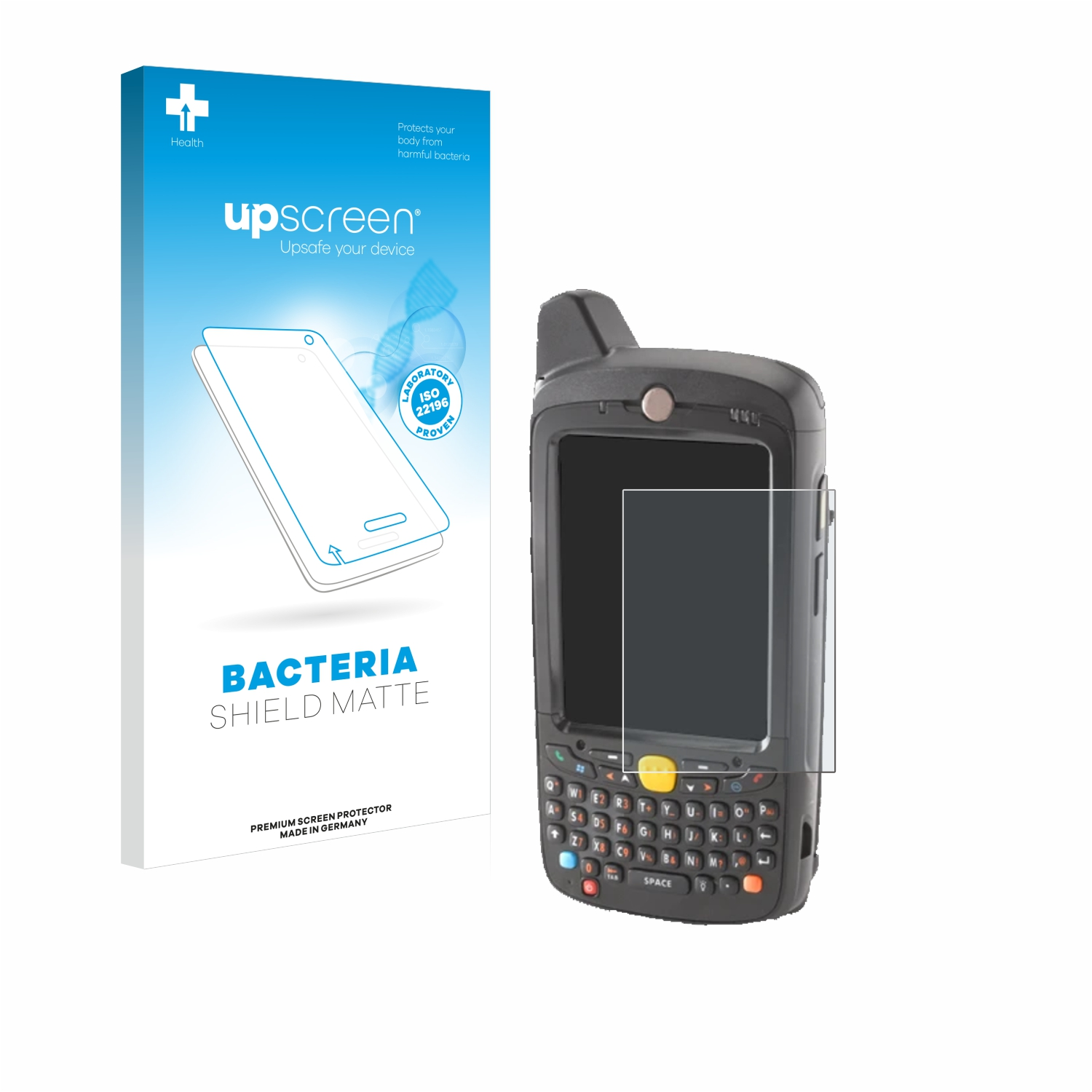 UPSCREEN antibakteriell entspiegelt Schutzfolie(für MC65) matte Motorola