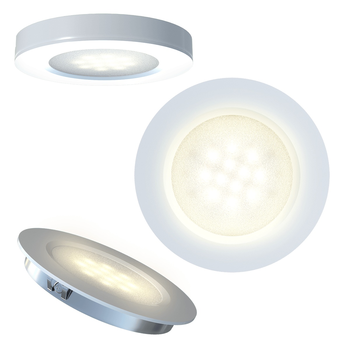 INNR Verbundener LED-Einbaustrahler Weiß LED x3 NC Lampe PL115