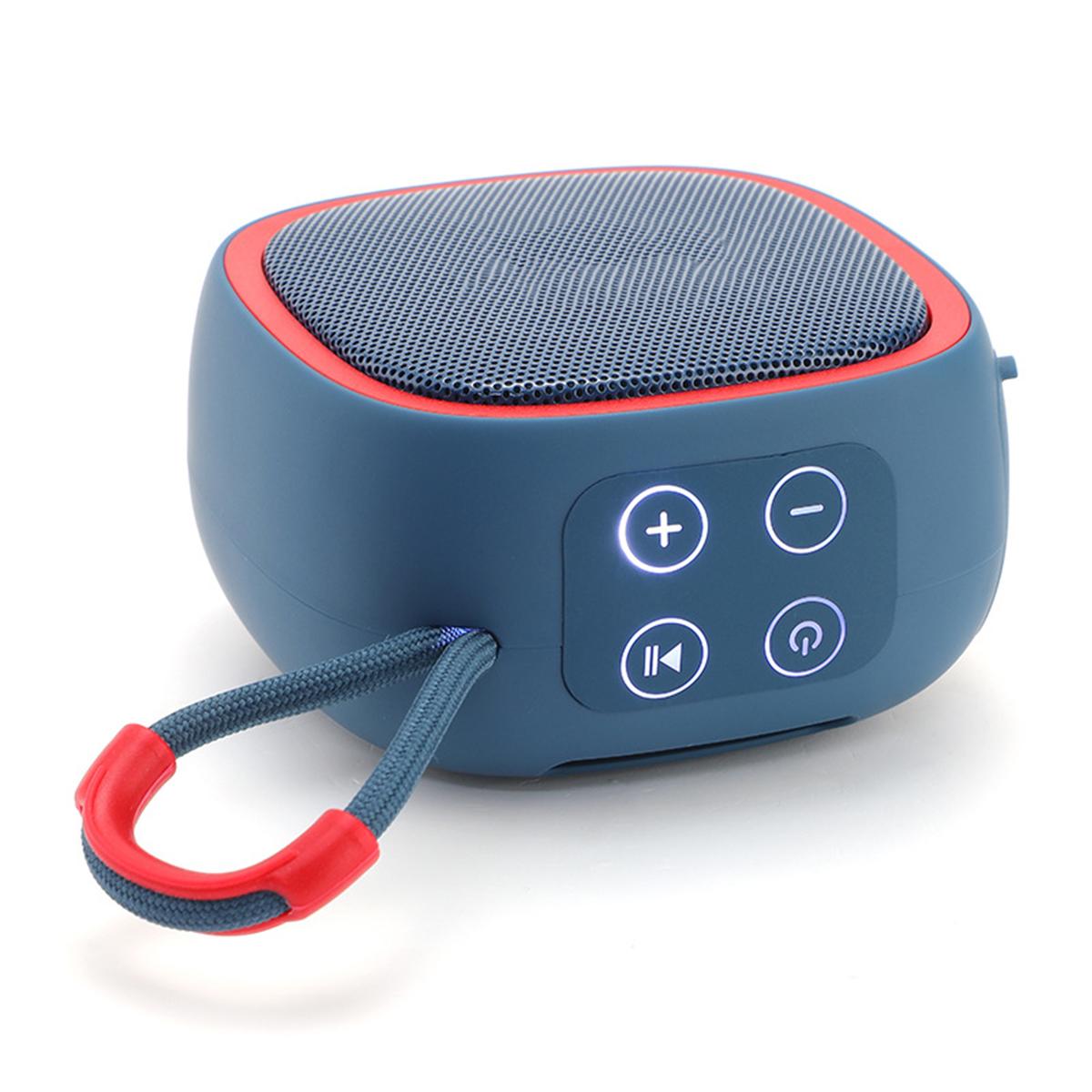 Bluetooth-Lautsprecher, BRIGHTAKE Tragbar, Drahtloser TWS, Sprachhinweise Bluetooth-Lautsprecher: Grau