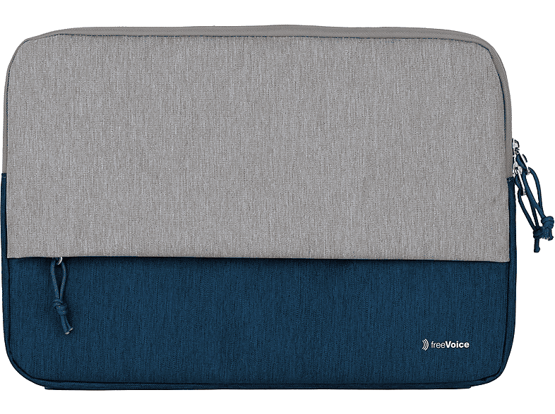 FREEVOICE Urban Sleeve Laptoptasche Bookcover für Universal Polyester, Grau, Blau
