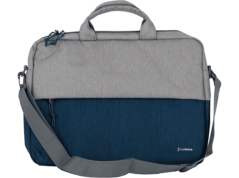FREEVOICE Urban Laptoptasche Full Cover für Universal Polyester, Grau, Blau