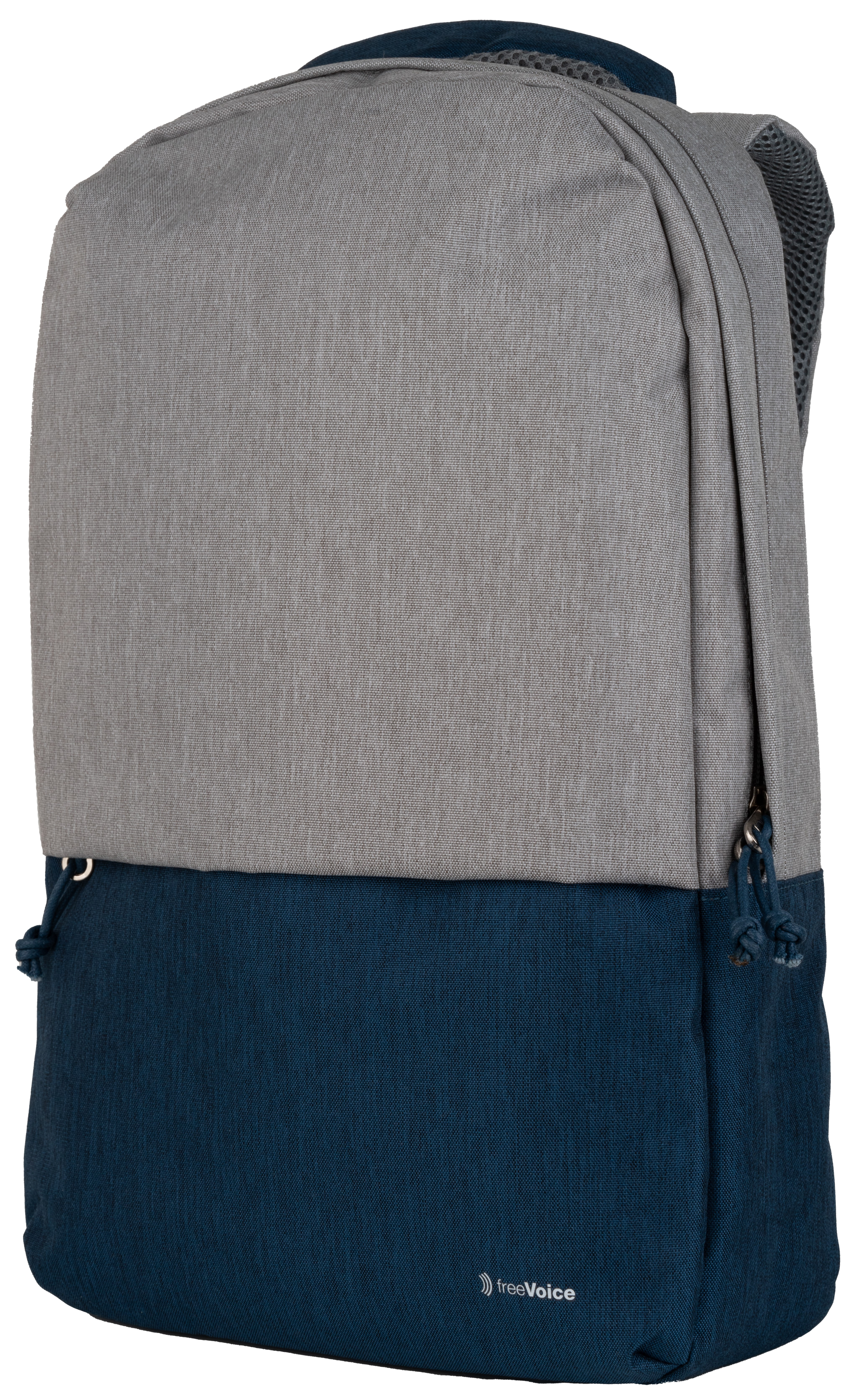 Umhängetasche Rucksack Universal Polyester, Urban für Laptop Blau Grau, FREEVOICE