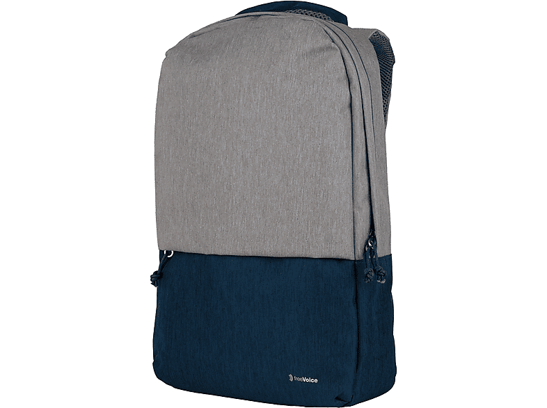 FREEVOICE Urban Laptop Rucksack Umhängetasche für Universal Polyester, Grau, Blau