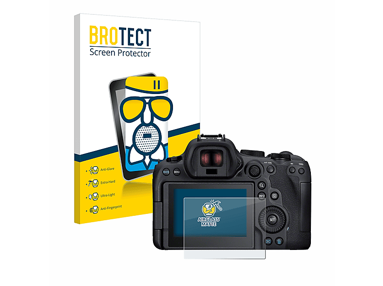 BROTECT Airglass matte Schutzfolie(für Canon EOS R6 Mark II)