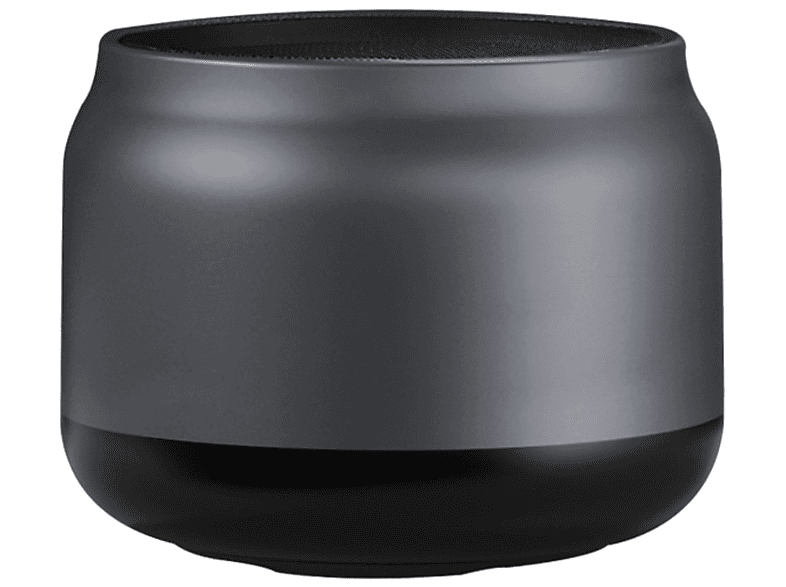 ENBAOXIN Bluetooth-Mini-Metall-Lautsprecher - Kabelloser Subwoofer, lange Akkulaufzeit Bluetooth-Lautsprecher, Grau