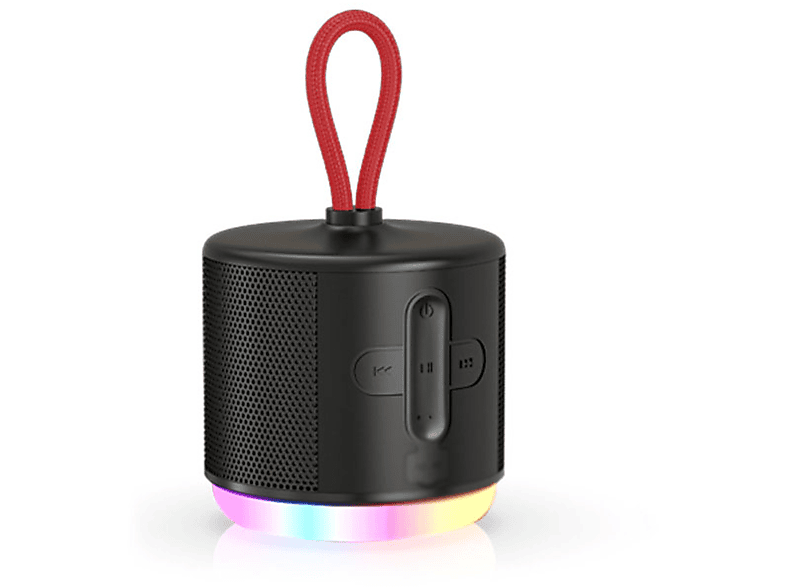 BYTELIKE Kabellose BluetoothStereoanlage, MiniLEDScheinwerfer, Klein