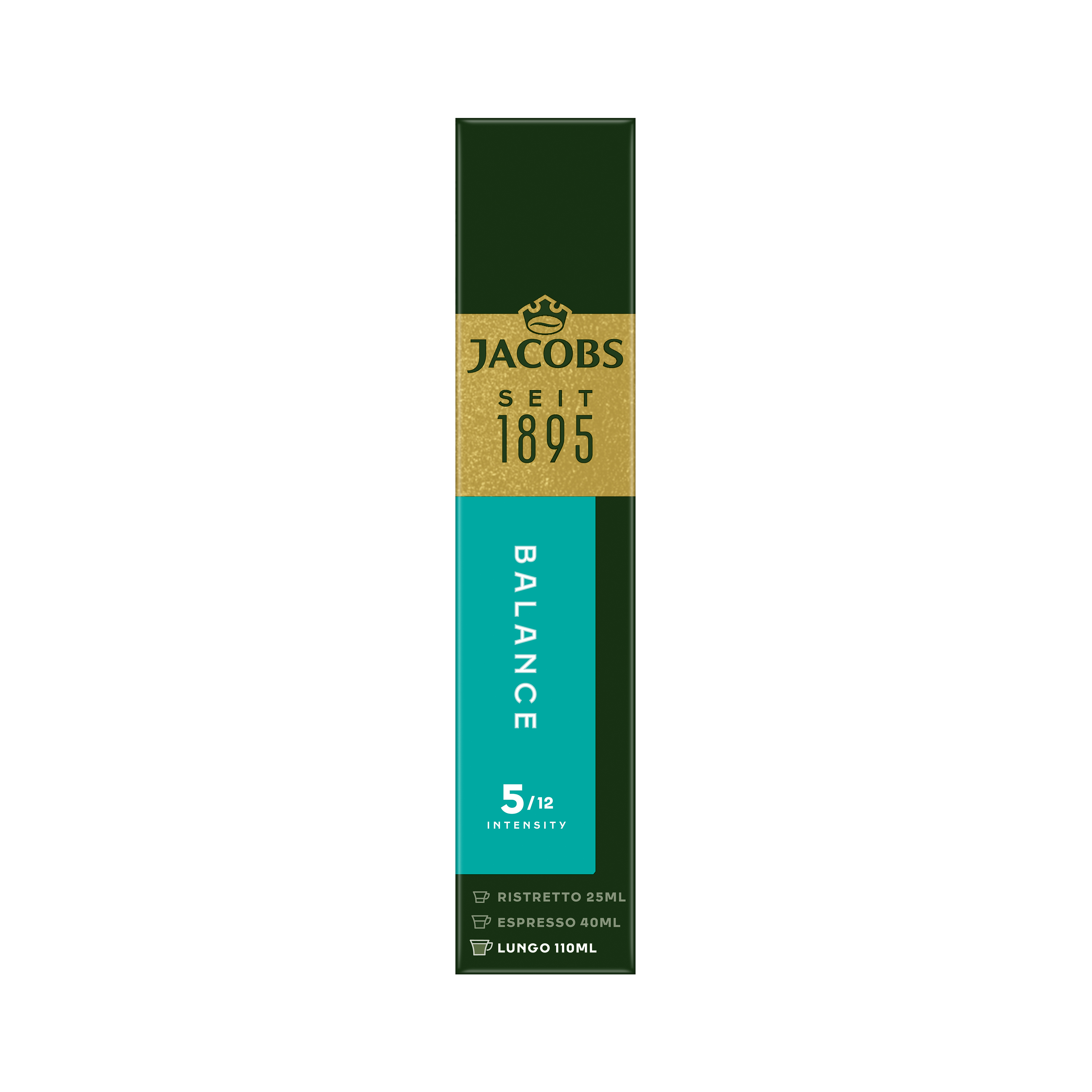JACOBS Lungo 6 Classico (Nespresso System) Nespresso®* kompatible & je Kaffeekapseln Balance 100