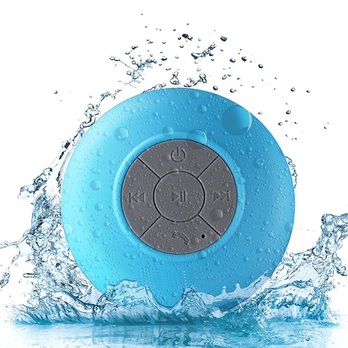 ELKUAIE Wasserdicht mit Saugnapf blue Lautsprecher