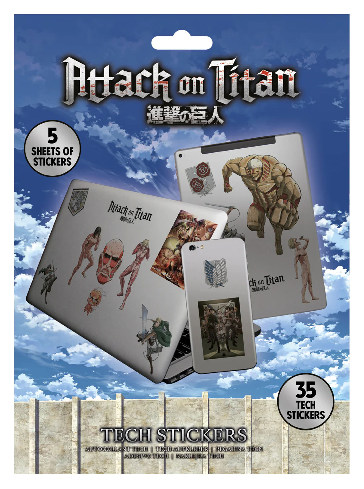 - Sticker - Attack 3 Staffel Titan on Technik