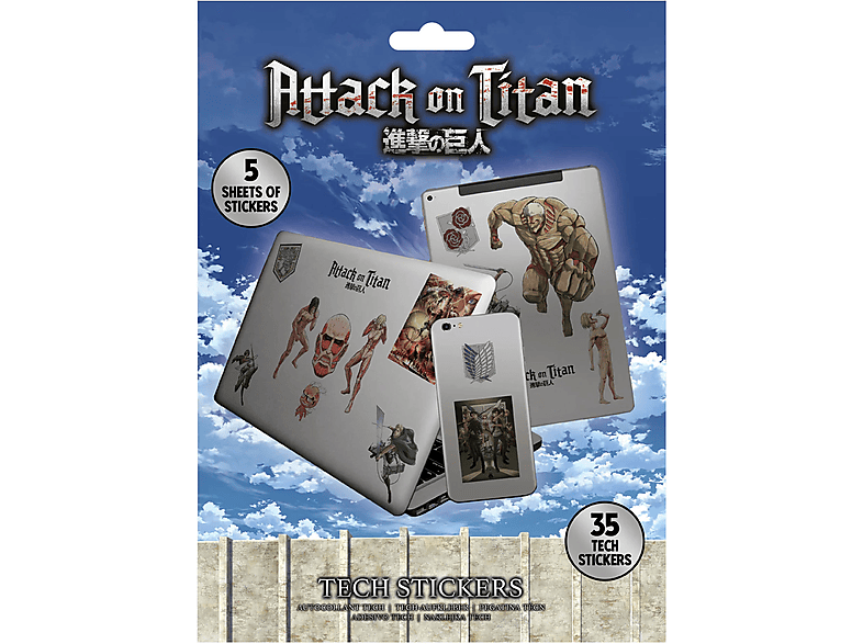Attack on Titan - Staffel 3 - Technik Sticker