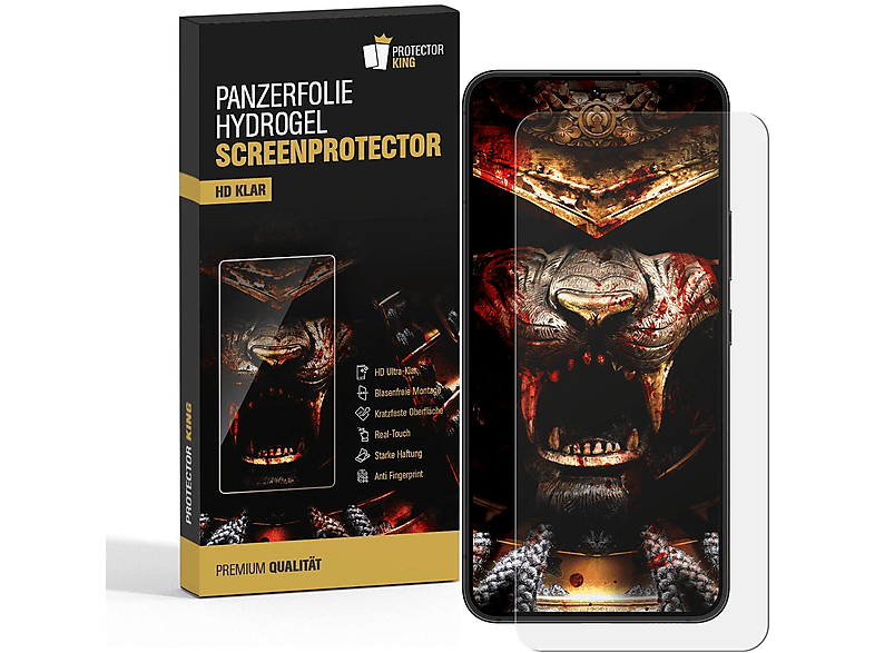 PROTECTORKING 2x 3D Displayschutzfolie(für FLEXIBEL Galaxy Panzerhydroglas Samsung FE) KLAR S20