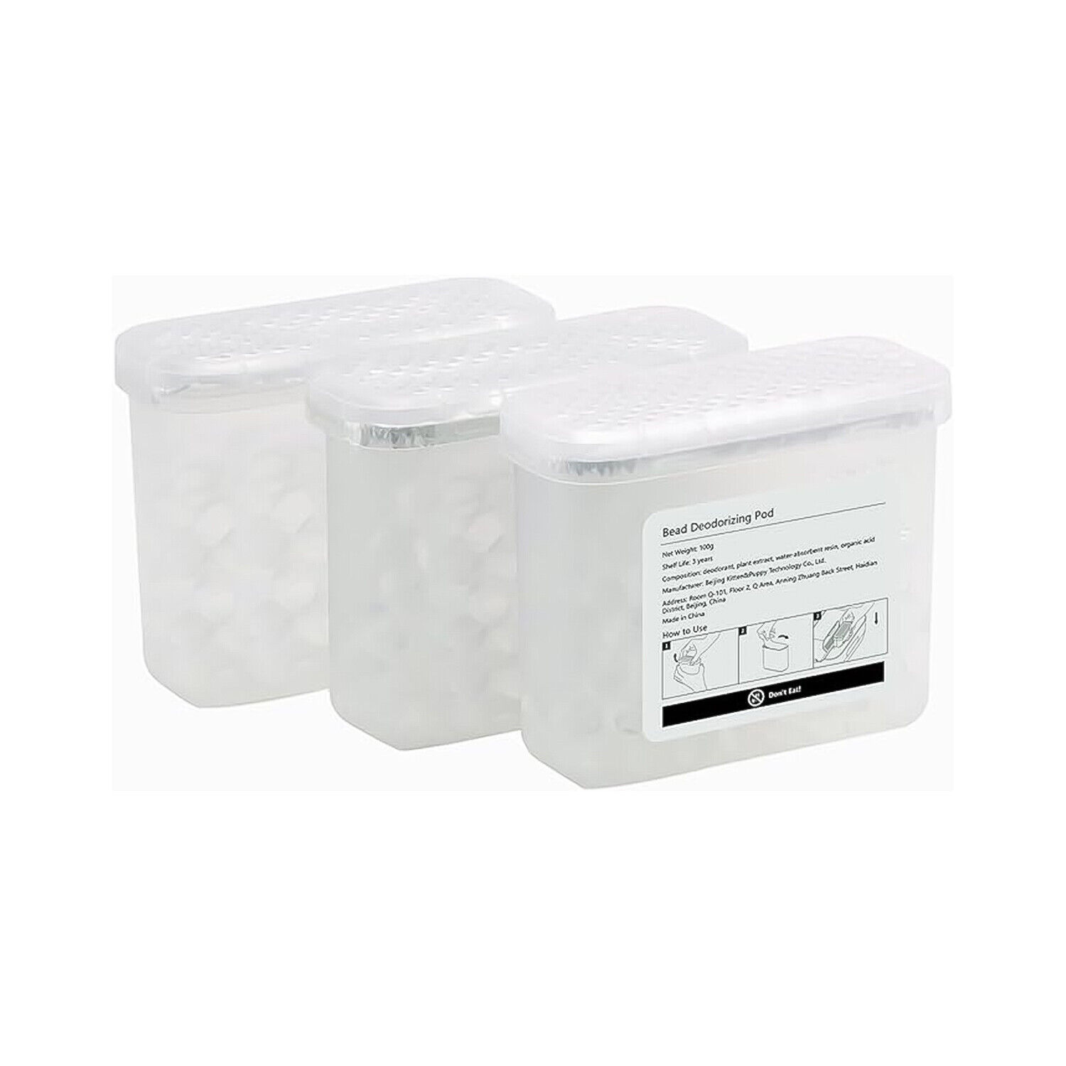 Selbstreinigende Katzentoilette Desodorierungskapsel für (3 PAWBBY P1 Boxen) Desodorierungsbox Ultra