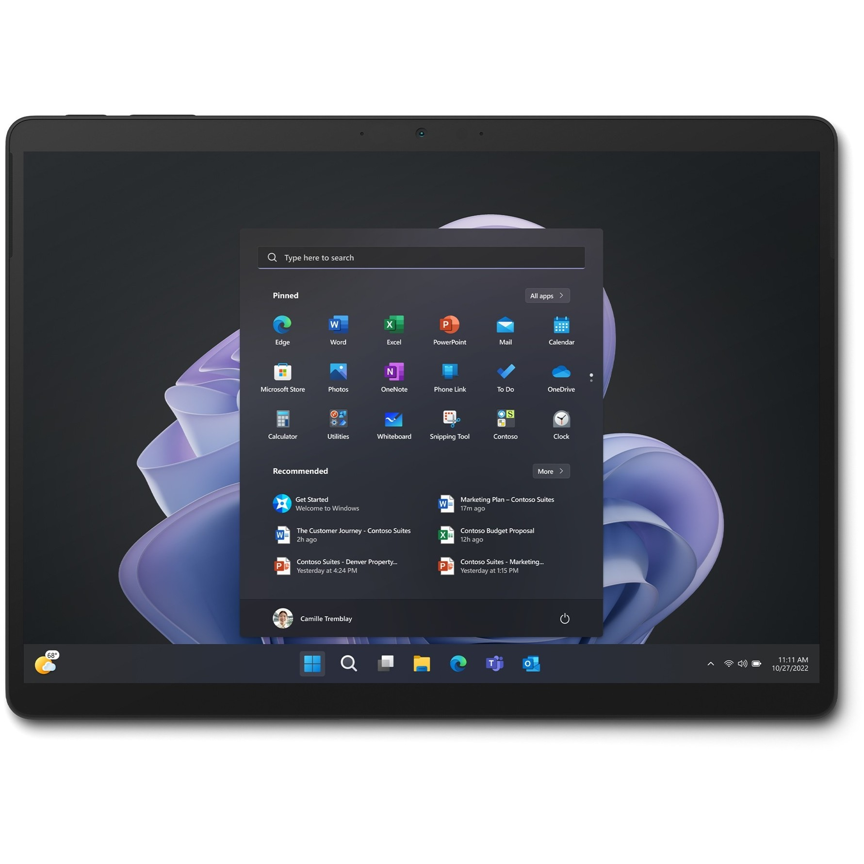 MICROSOFT Surface Pro 9 512GB Tablet, Zoll, i7/16GB 13 Graphite Grau GB, W10P, 512