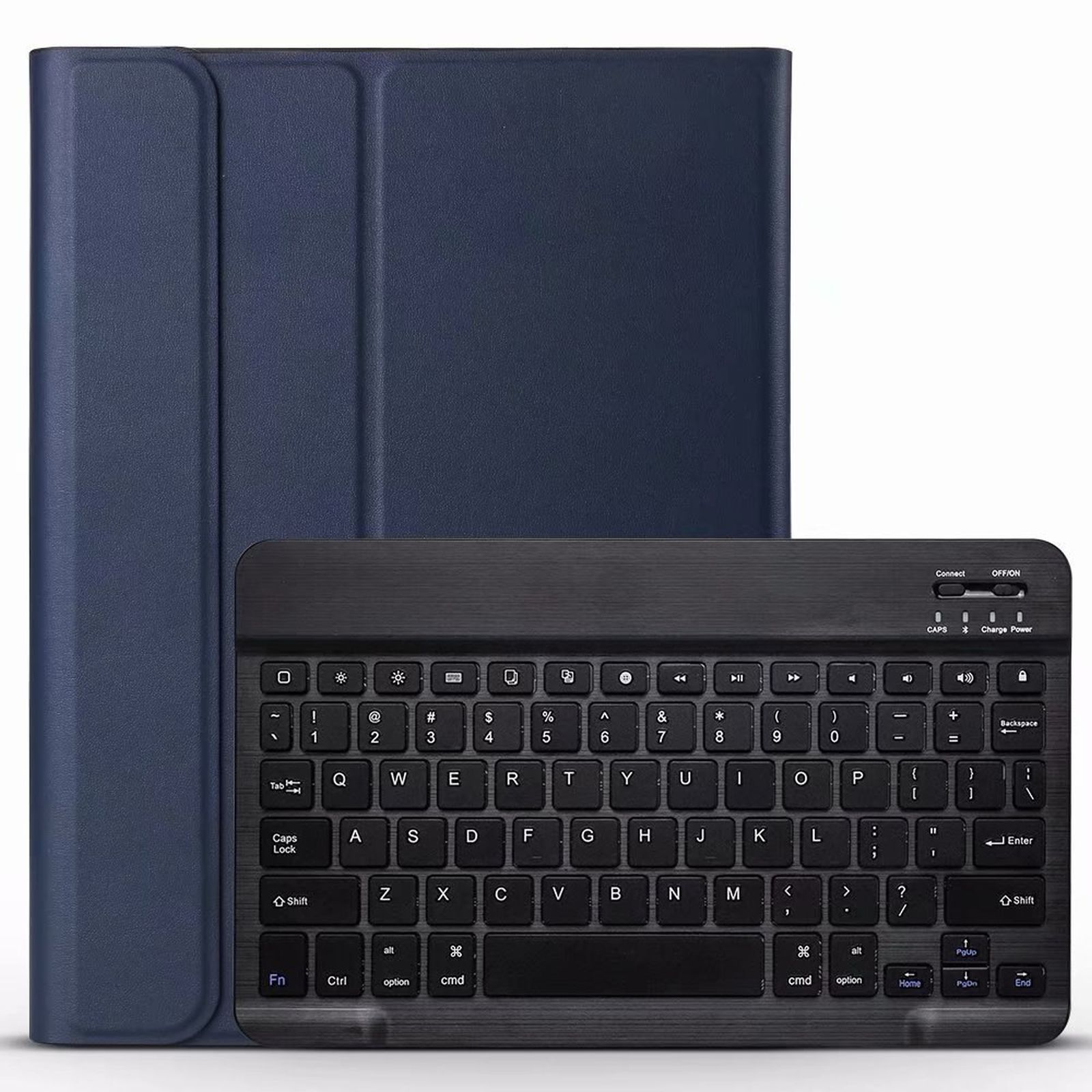 LOBWERK 2in1 Set für Bookcover + Cover) 2020 11 Apple (Bluetooth Kunststoff, iPad Schutzhülle Pro Tastatur Blau