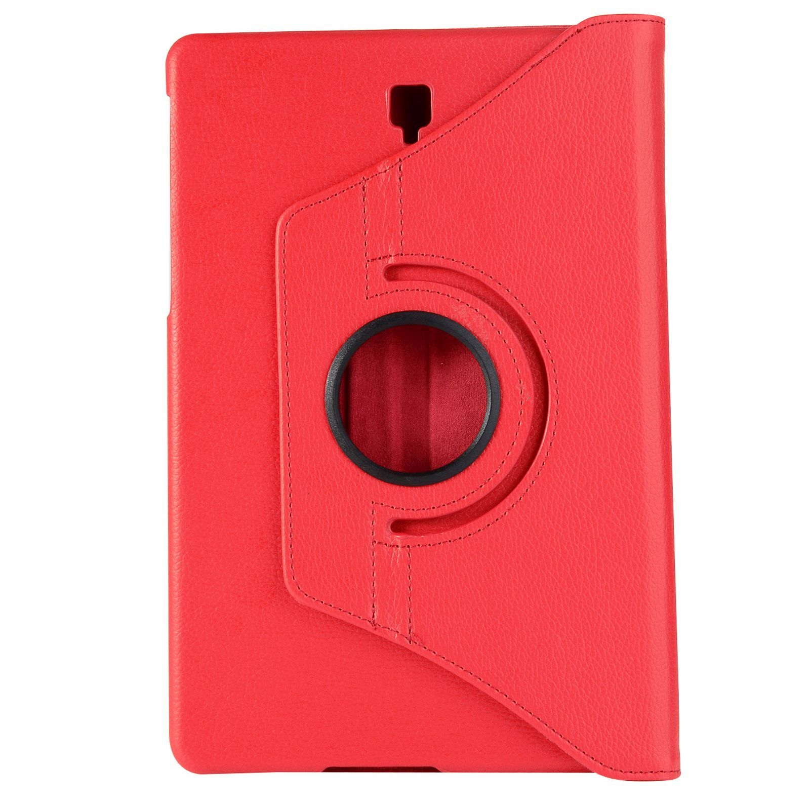 LOBWERK Hülle S4 Schutzhülle Zoll Bookcover Rot Tab Samsung SM-T830 Kunstleder, für T835 Galaxy 10.5