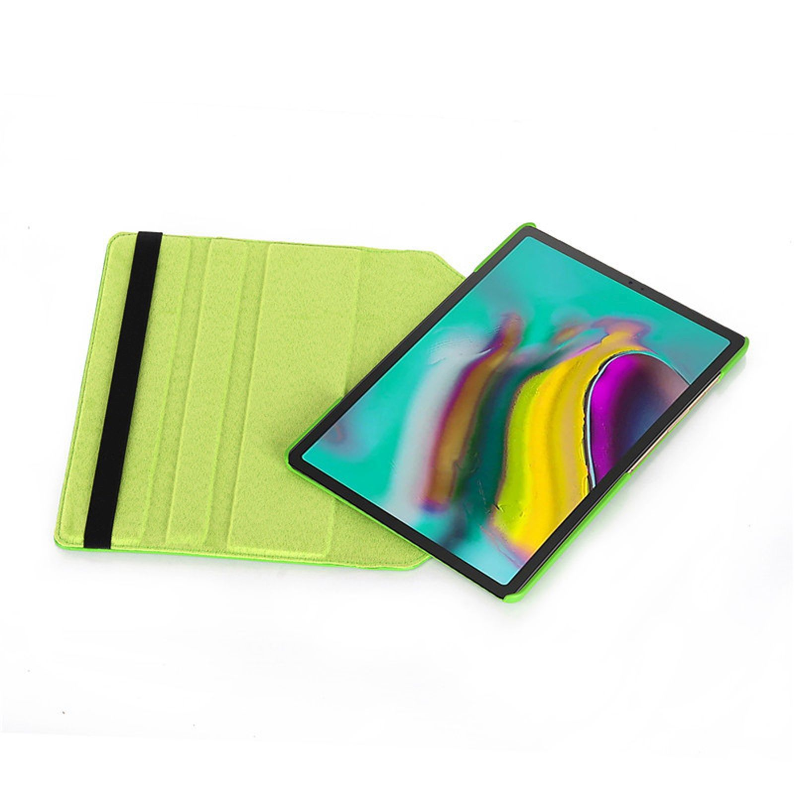 Bookcover Samsung LOBWERK für Zoll Tab Grün Schutzhülle T725 Galaxy SM-T720 S5e Kunstleder, Hülle 10.5 10.5