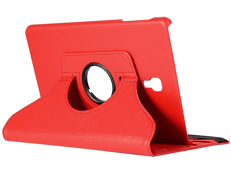 LOBWERK Hülle Schutzhülle Bookcover für Samsung Galaxy Tab A SM-T590 T595 10.5 Zoll Kunstleder, Rot