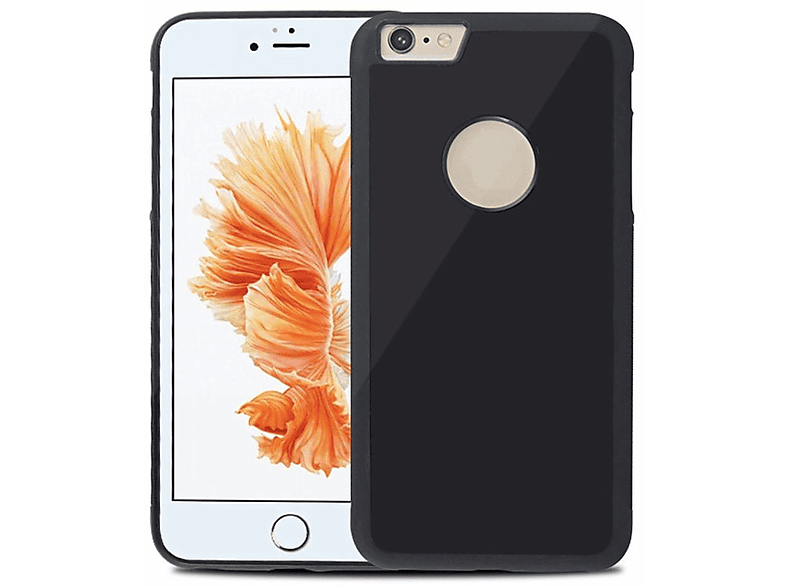 LOBWERK Hülle, Backcover, 4.7 / Apple, Schwarz Zoll, 6s Iphone 6