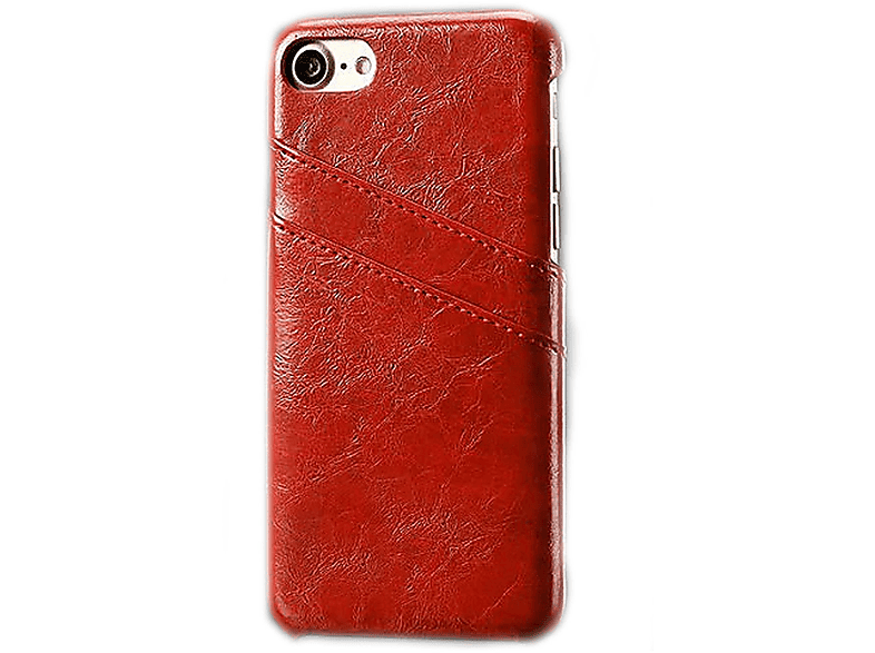 LOBWERK Hülle, Backcover, Apple, Iphone 7 4.7 Zoll, Rot