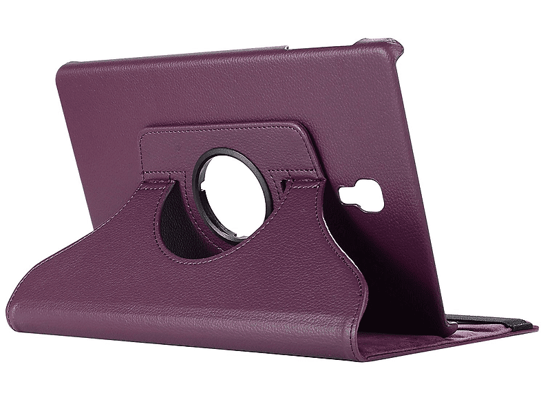 LOBWERK Hülle Schutzhülle Bookcover für Samsung Galaxy Tab A SM-T590 T595 10.5 Zoll Kunstleder, Lila