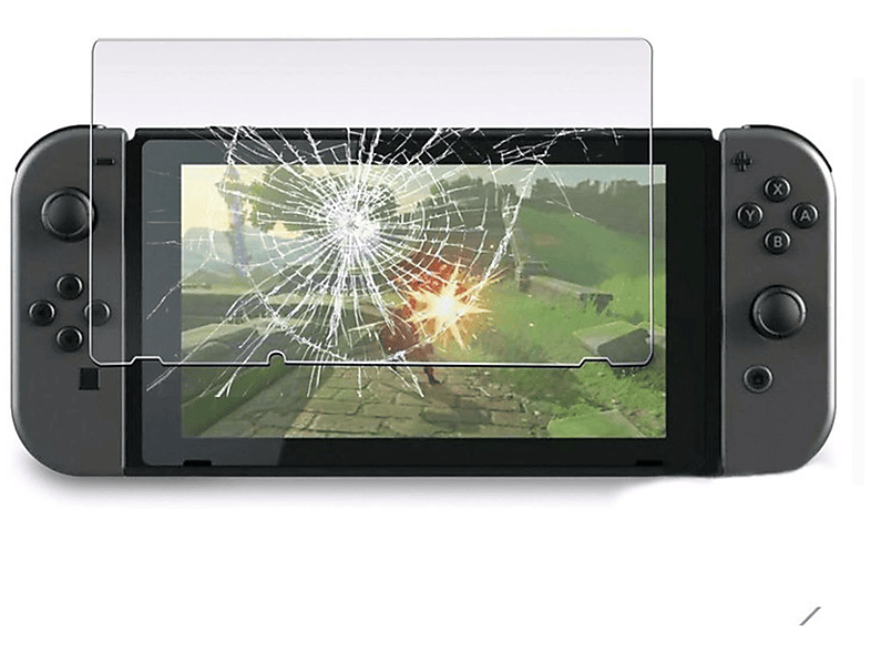 LOBWERK Glas Schutzglas(für Nintendo Switch 6,2 Zoll)