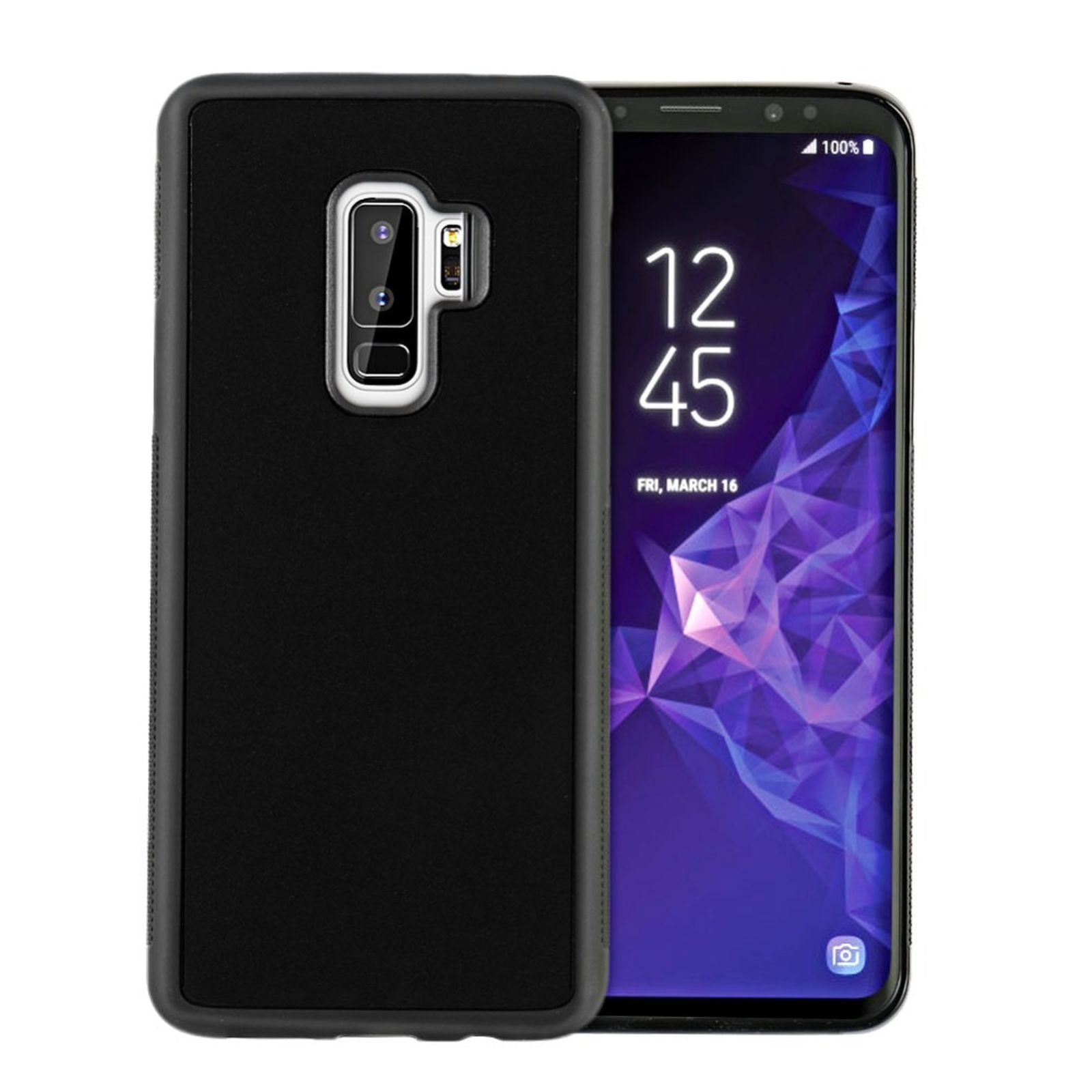 Plus Schwarz Backcover, Galaxy LOBWERK S9 SM-G965 Samsung, 6.2 Zoll, Hülle,