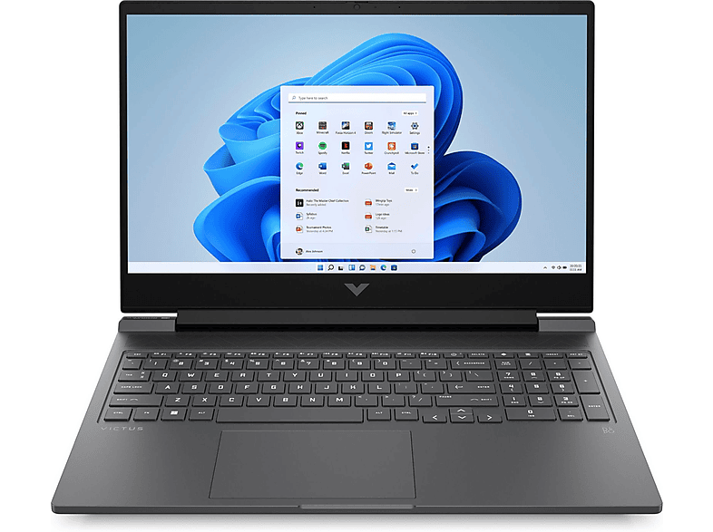 Schwarz Notebook SSD, GB RAM, 16 GB AMD, 7-7840HS, Zoll 16,1 mit HP RYZEN 16-S0076NG Display, 512