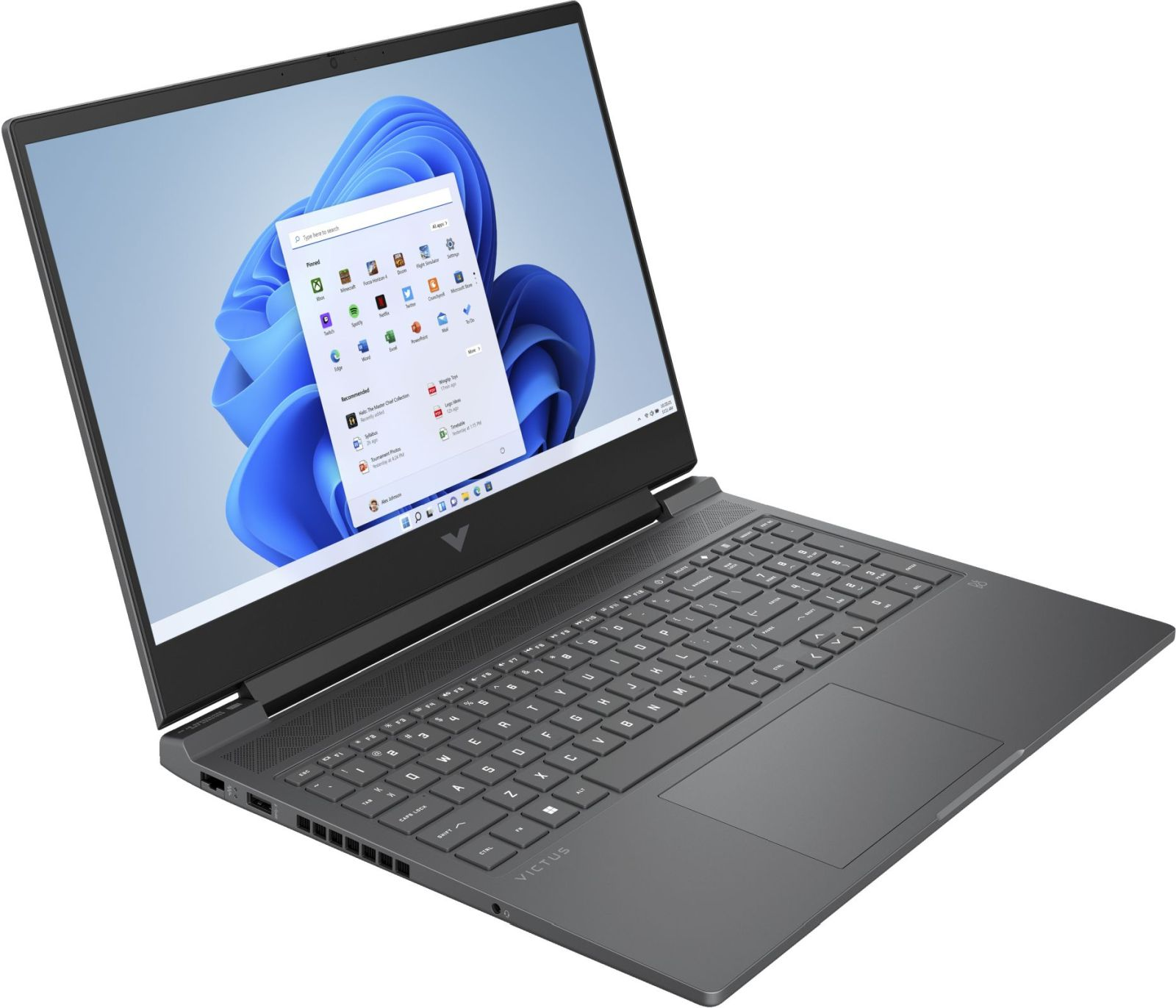 Schwarz Notebook SSD, GB RAM, 16 GB AMD, 7-7840HS, Zoll 16,1 mit HP RYZEN 16-S0076NG Display, 512