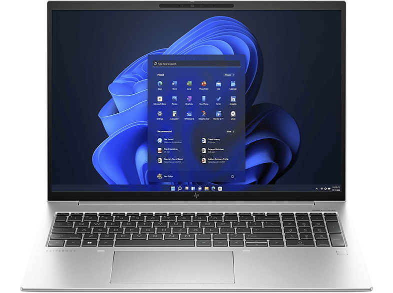 HP EliteBook 860 G10, Intel® 16 mit Core™ Notebook silber Display, GB Prozessor, SSD, 16 i5 Zoll 512 GB RAM