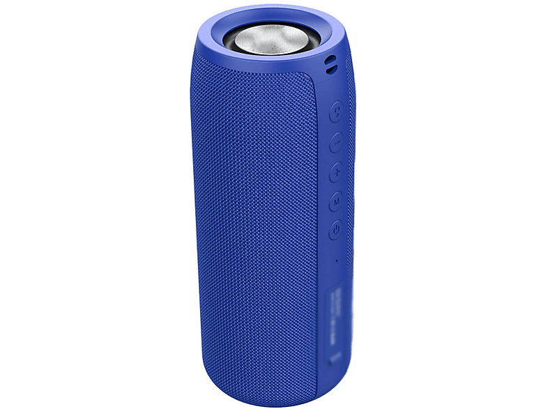 ENBAOXIN Drahtloser Bluetooth-Lautsprecher, Doppel Lautsprecher Große Lautstärke, HIFI Stereo Sound Effekt Bluetooth-Lautsprecher, Blau, Wasserfest