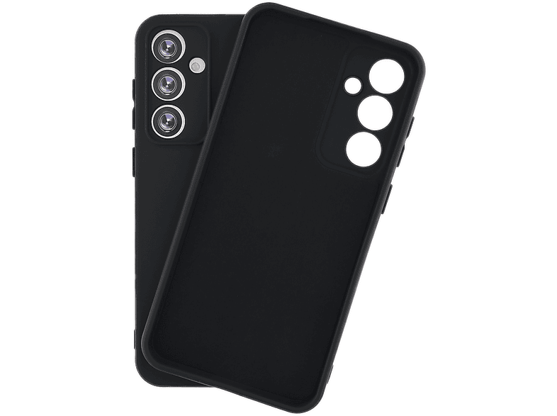 FE Backcover, JAMCOVER S23 Samsung, Galaxy Silikon Case, 5G, Schwarz