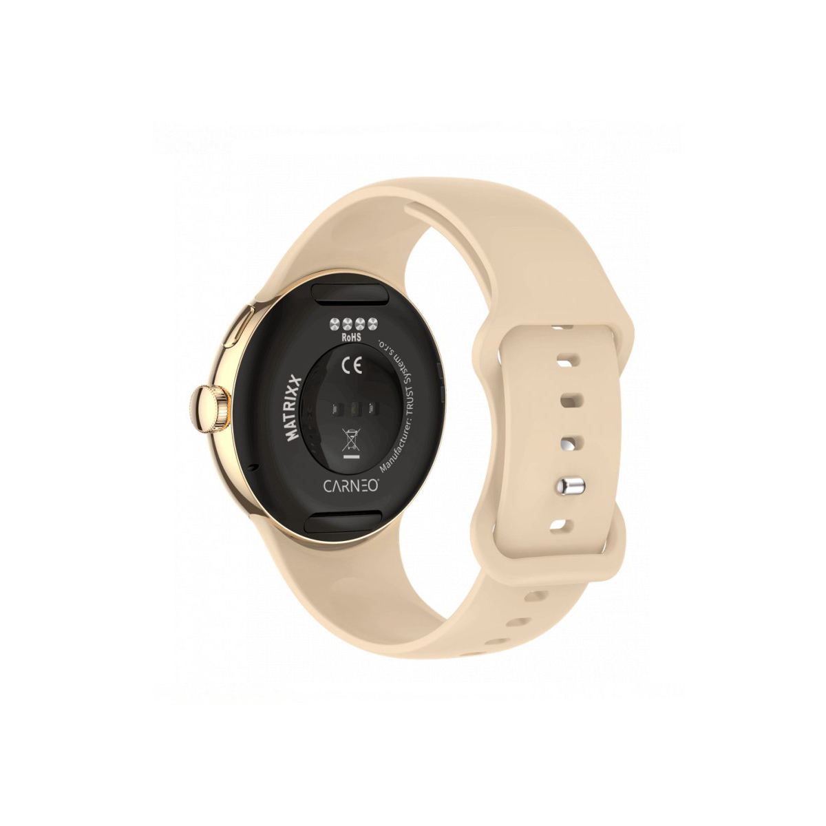 CARNEO Matrixx gold, Gold HR+ Smartwatch