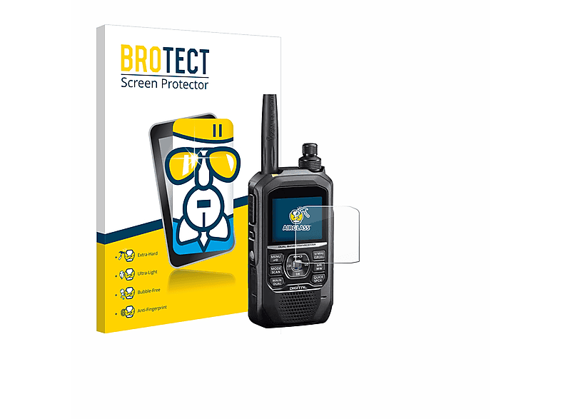 BROTECT Airglass ID-50E) Icom klare Schutzfolie(für
