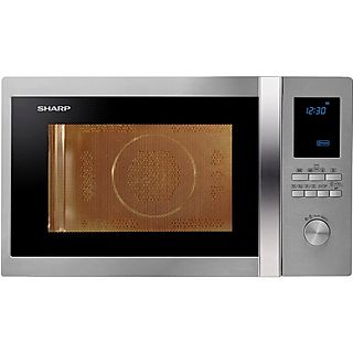 Microondas libre instalación - SHARP 18100134, 2500 W, 5 potencia, 32 l, Inox