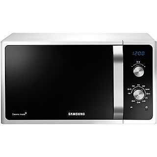 Microondas libre instalación - SAMSUNG MG28F303EAW, 900 W, 6 potencia, 28 l, Blanco