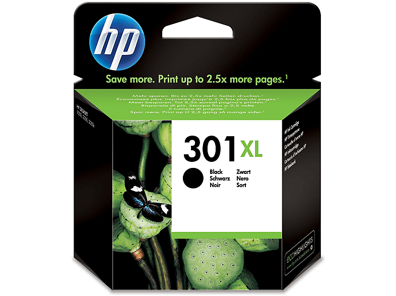 HP 301XL | Zwart Zwart | MediaMarkt