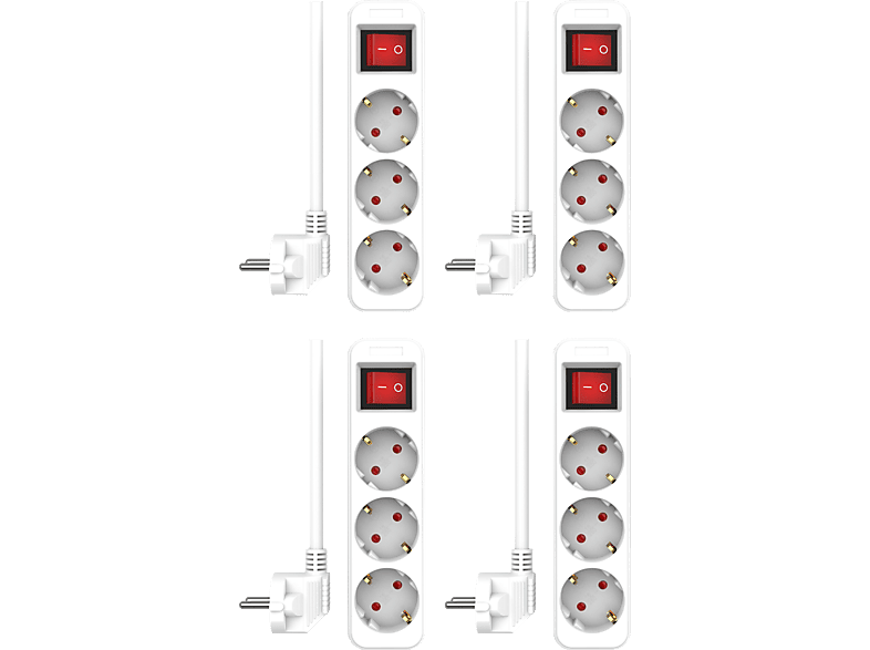 Steckdosenleiste ES103S-W-4 ELRO