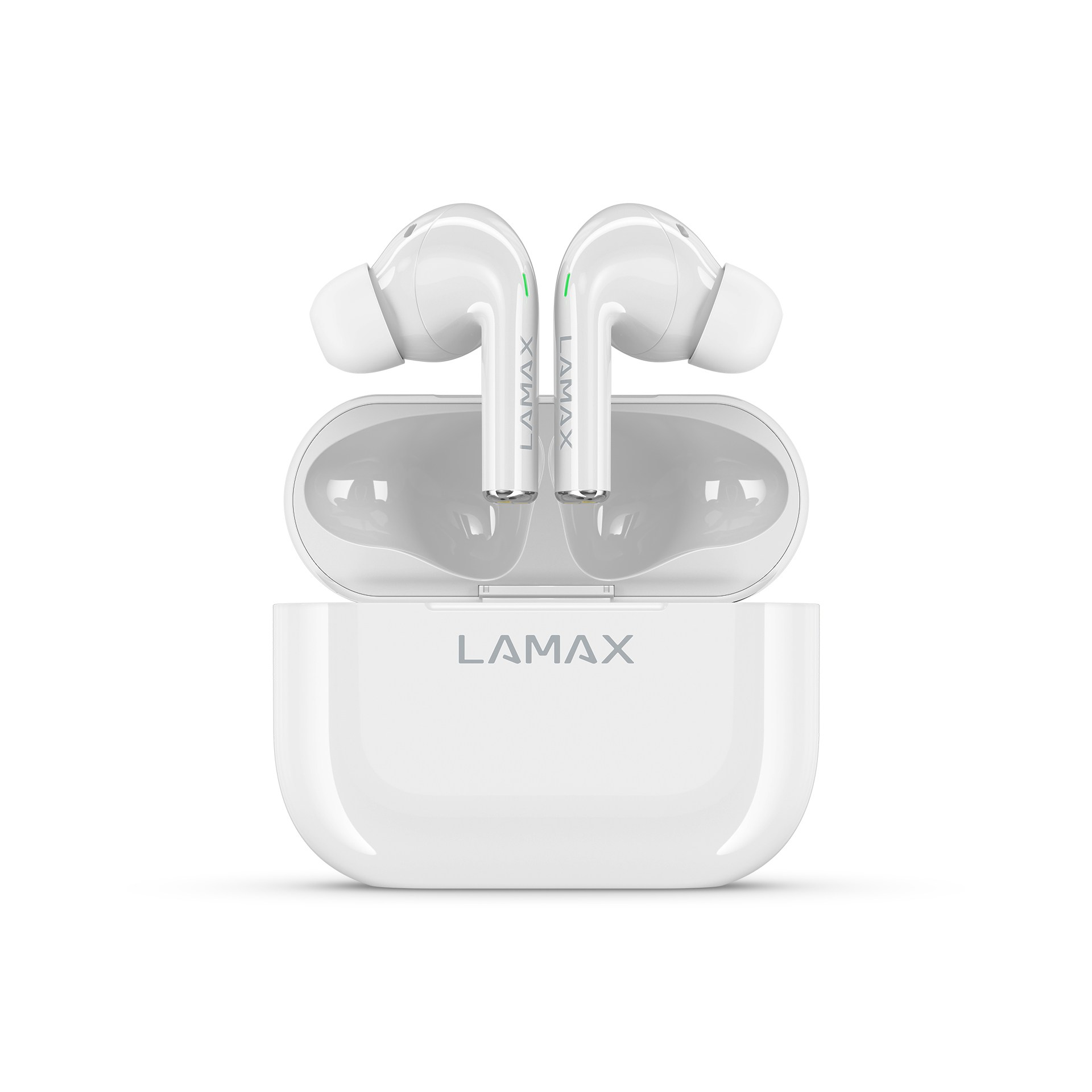 Kopfhörer white, Bluetooth Clips1 LAMAX Weiss In-ear