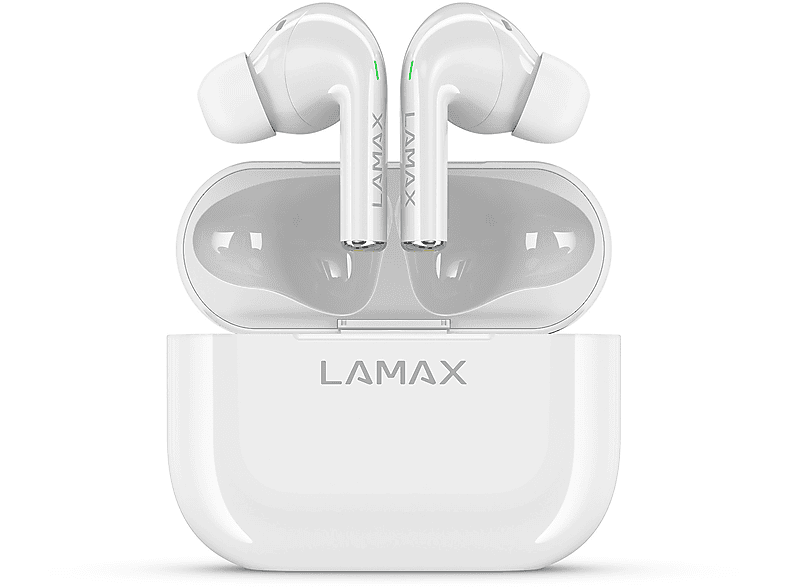 Bluetooth Kopfhörer Weiss LAMAX In-ear white, Clips1