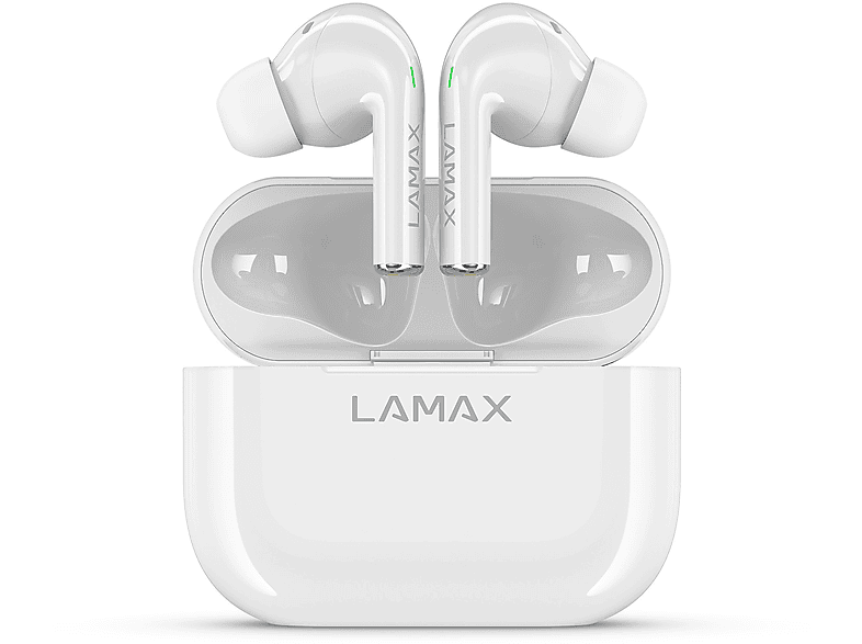 LAMAX Clips1 white, In-ear Kopfhörer Bluetooth Weiss