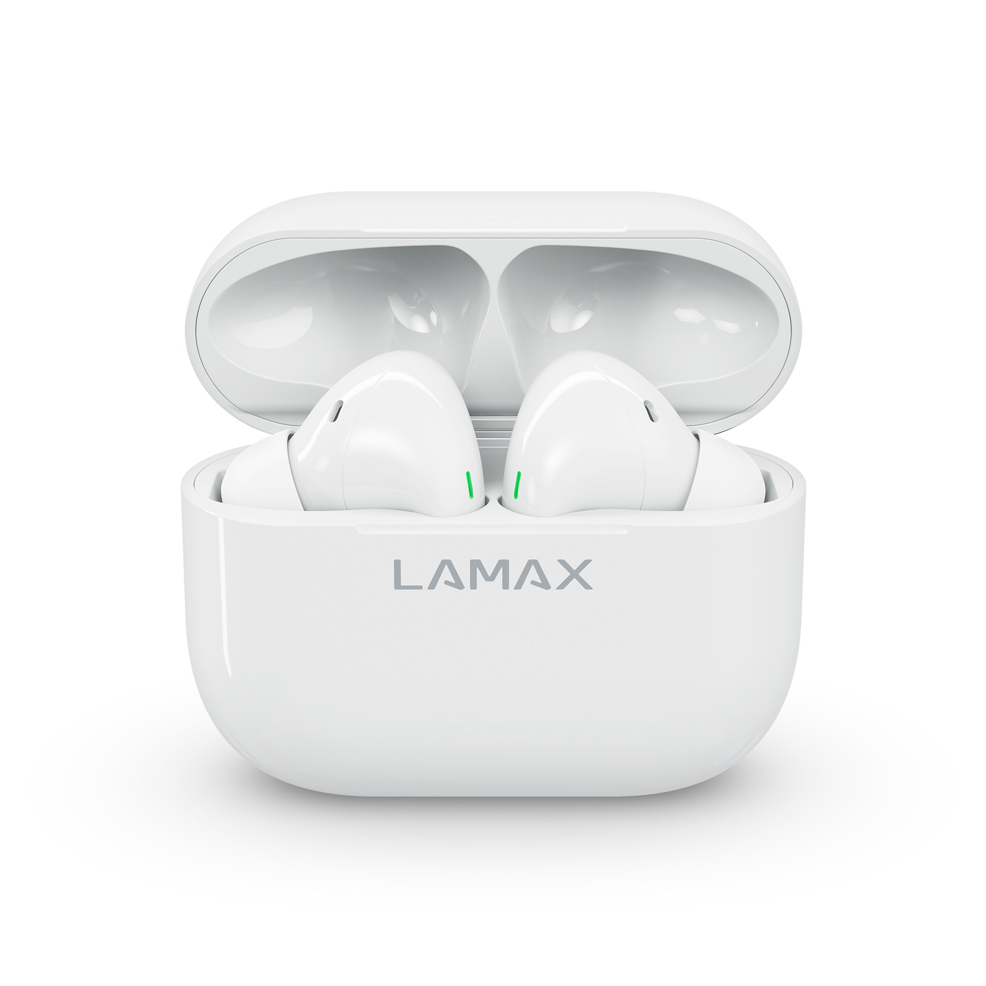 LAMAX Clips1 white, In-ear Kopfhörer Bluetooth Weiss
