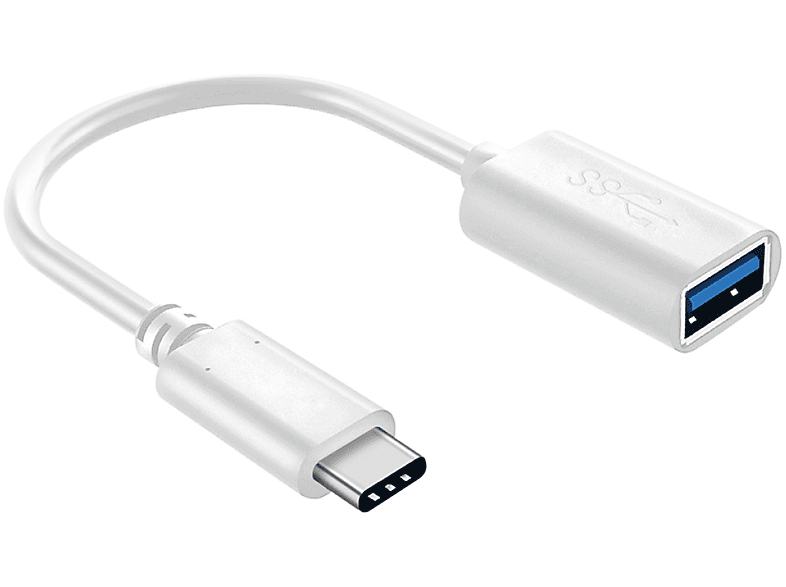 0,2 m USB-C 60 USB OTG-Kabel W INF USB-C Adapter Gbit/s 5 3.1