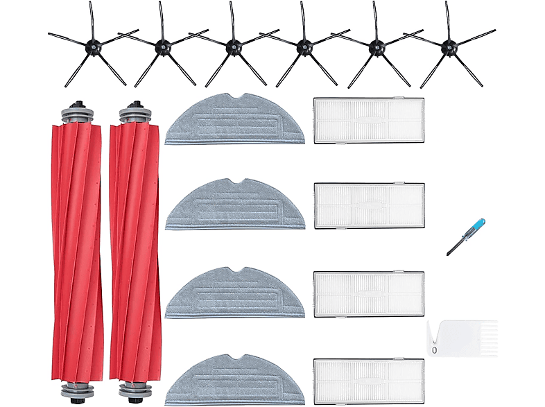 INF Zubehör für Roborock die Teile, 18 S7-Serie Zubehörset