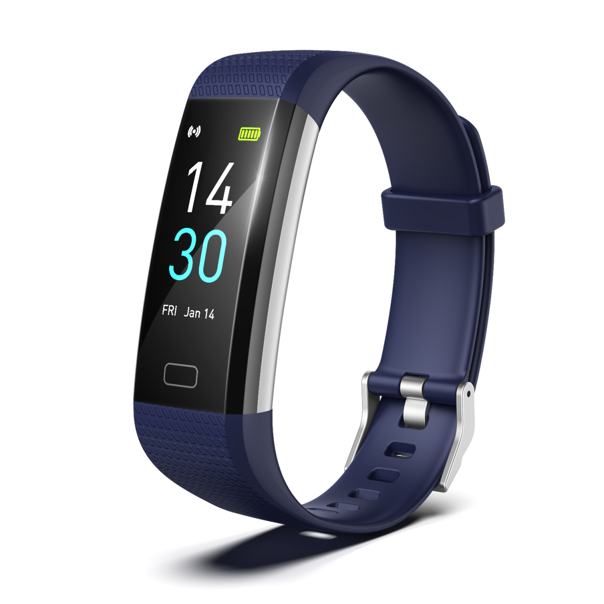 Smartwatch tpu, Gesundheitsindikatoren 5 Blau ELKUAIE